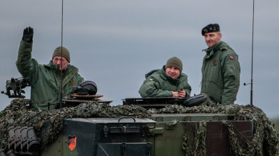 Обучение украинских военных на танках «Леопард» в Польше. Фото: Кшиштоф Жатицкий / Forum