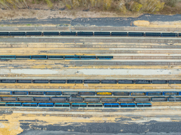 Вид на вагоны с высоты птичьего полета. Фото: Роберт Нойманн / Forum