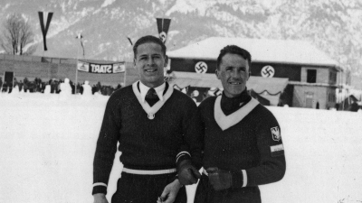 Станислав Марусаж (слева) и Бронислав Чех. Источник: Национальный цифровой архив