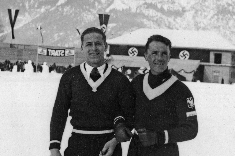 Станислав Марусаж (слева) и Бронислав Чех. Источник: Национальный цифровой архив