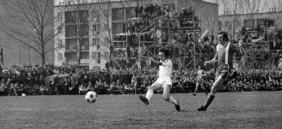 Матч «Гурника» (Забже) со «Сталью» (Мелец), 1974. Фото: Томаш Празмовский / Forum