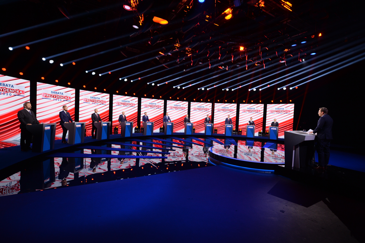 Президентские дебаты. Фото: Ян Богач / TVP / Forum
