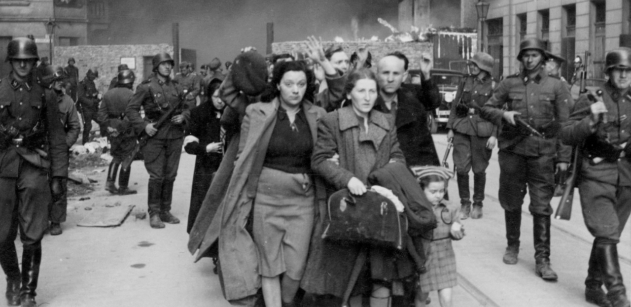Варшавское гетто, 1943. Источник: wikipedia.org