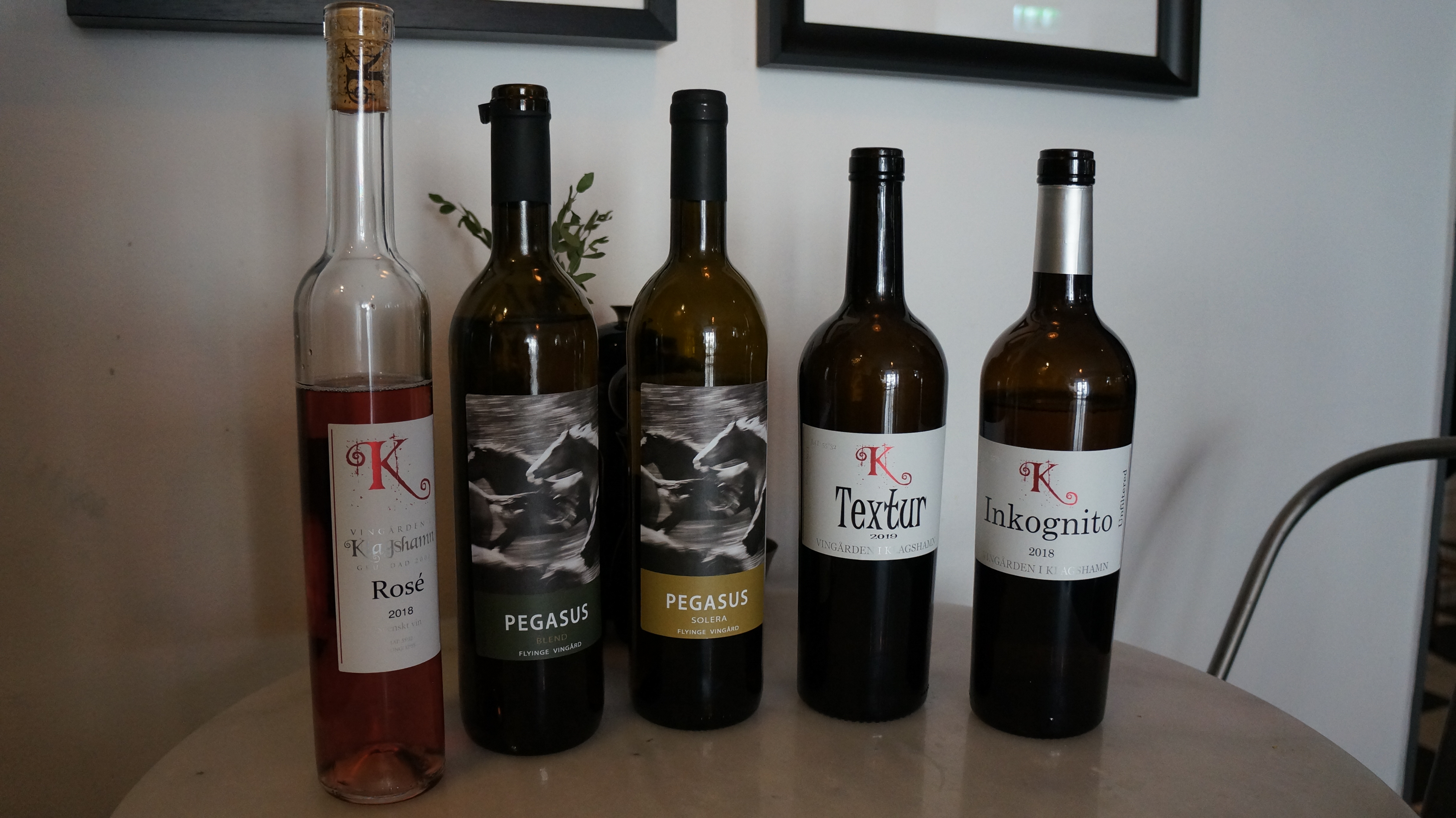 Samtliga viner från provningen med Hasse.