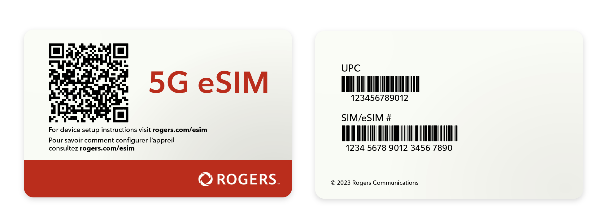 eSIM Voucher- Front and Back 