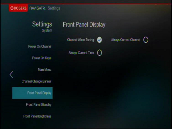 support-tv-navigatr-on-settings-front-panel-display-rogers-en