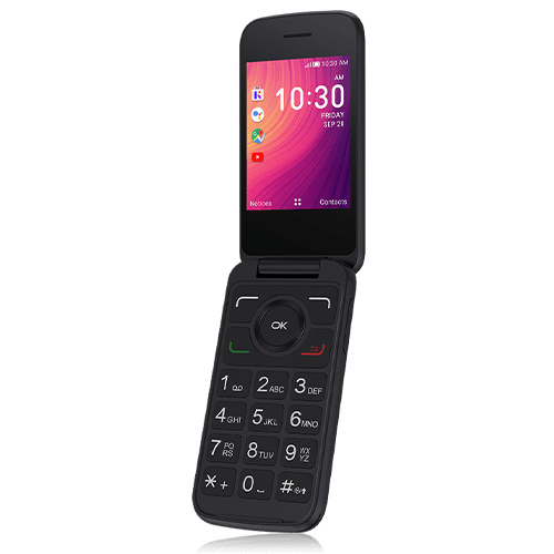 Alcatel Go Flip 3 (angled view)