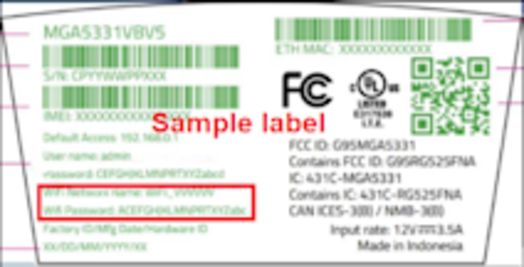 vantiva easy setup guide label