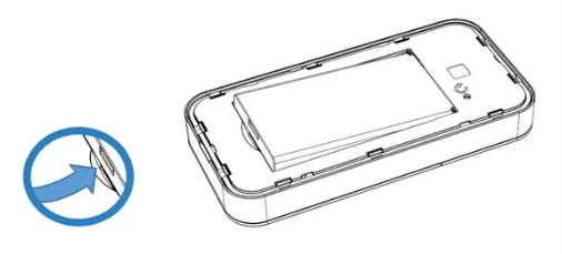 Inseego MiFi X Pro - Insert lift battery