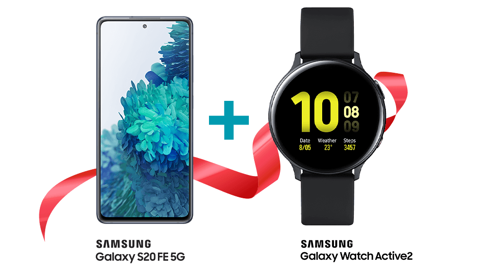 Samsung Galaxy S20 5G and Watch Active 2
