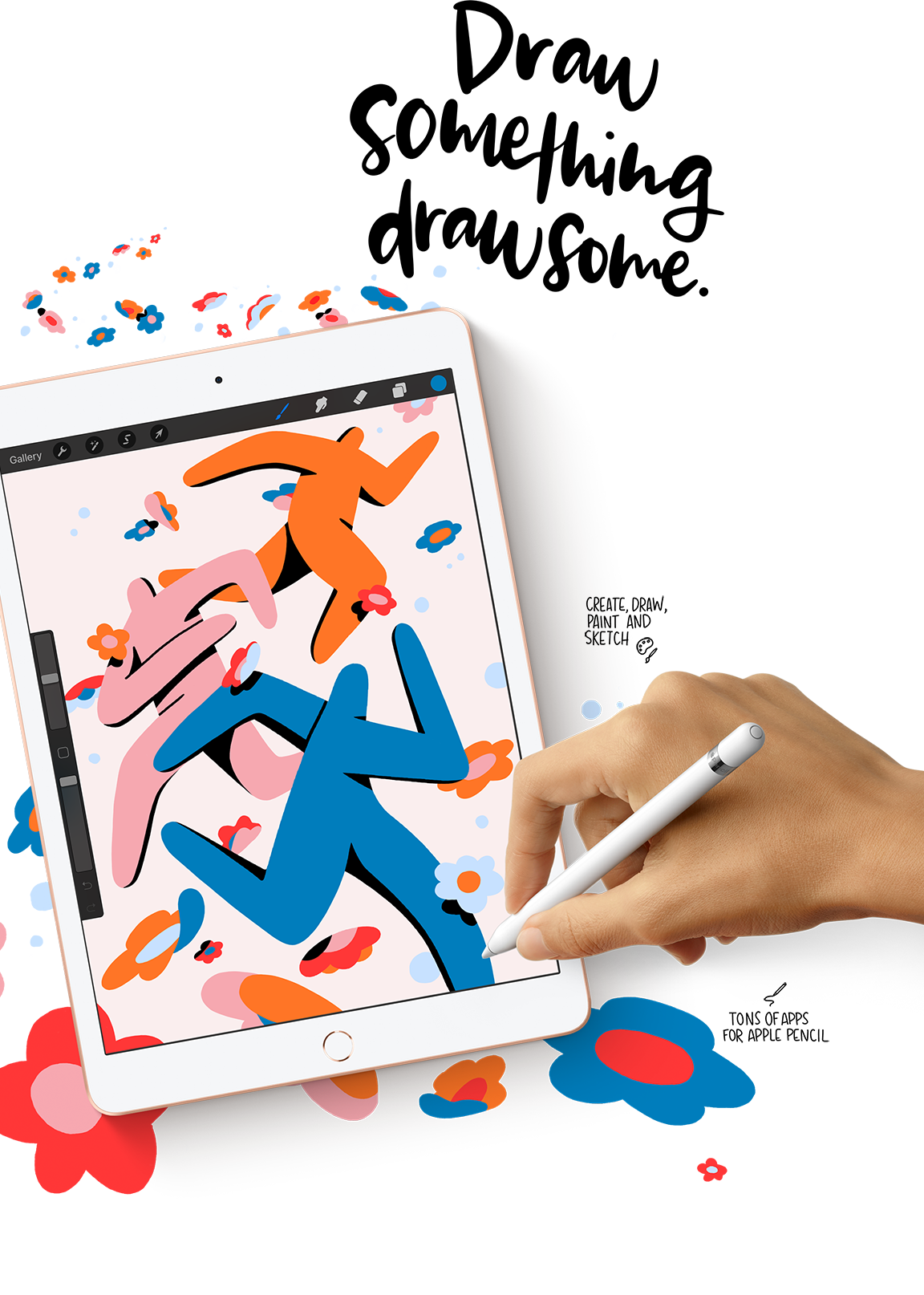 Get the most out of drawing on your iPad 8 with an Apple Pencil.