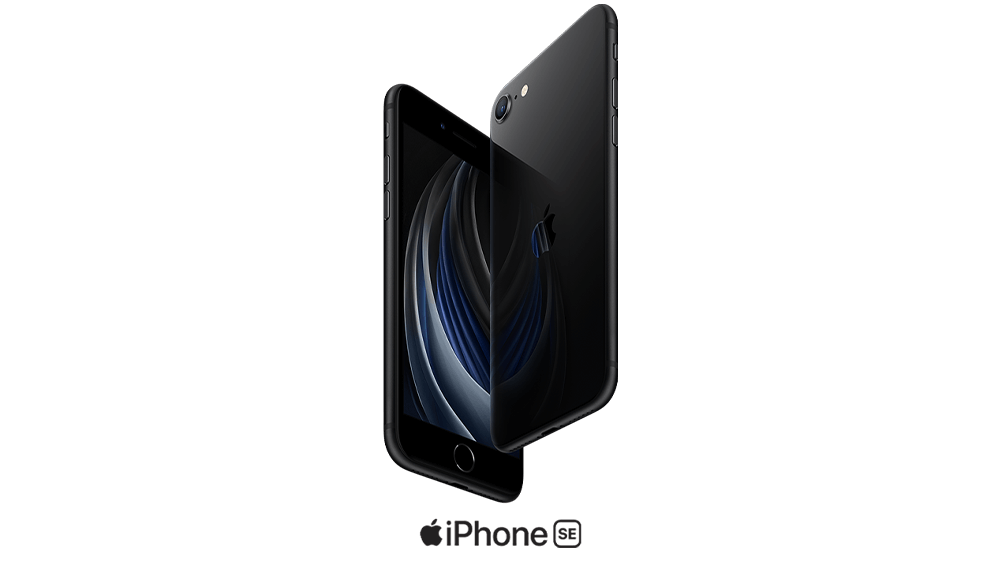 iPhone SE in black