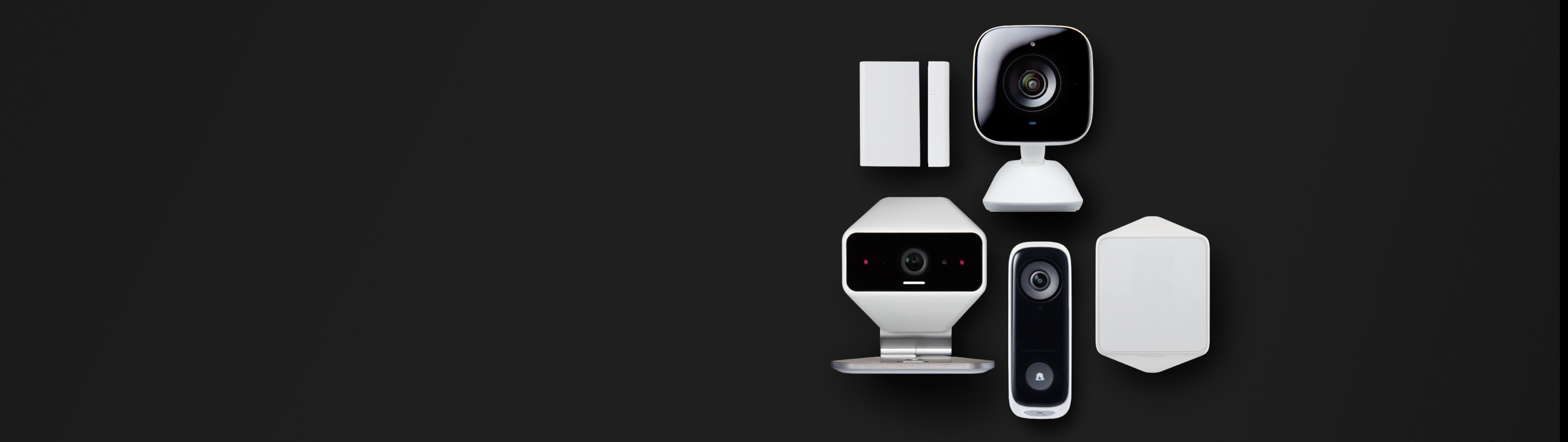 Rogers Home Security Devices including video cameras, video doorbells and motion sensors.