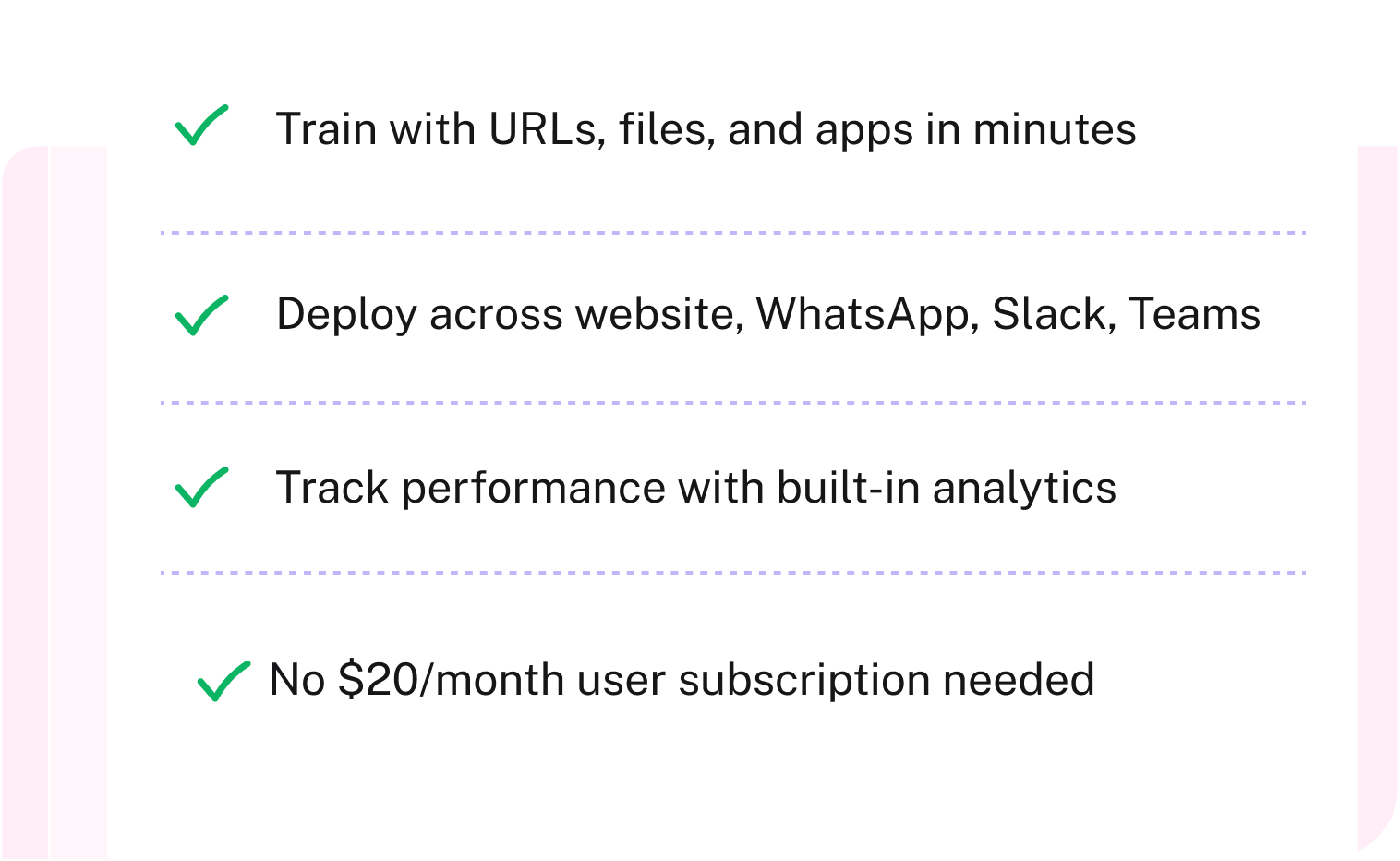 pagergpt gives native integrations, full branding, analytics & no user subscription fees.