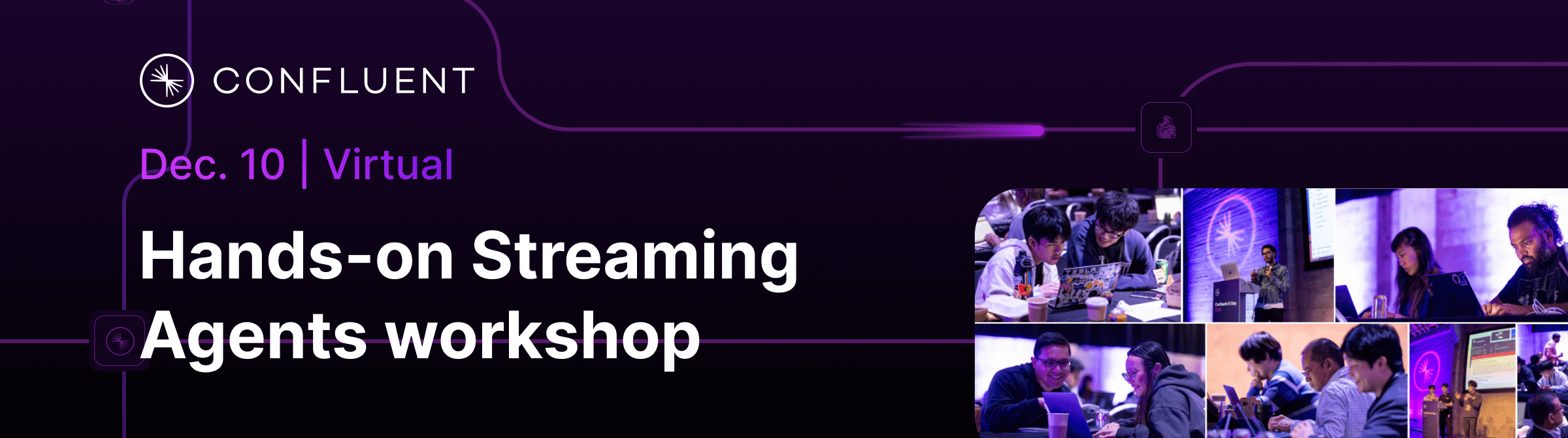 Streaming Agents - Workshop banner