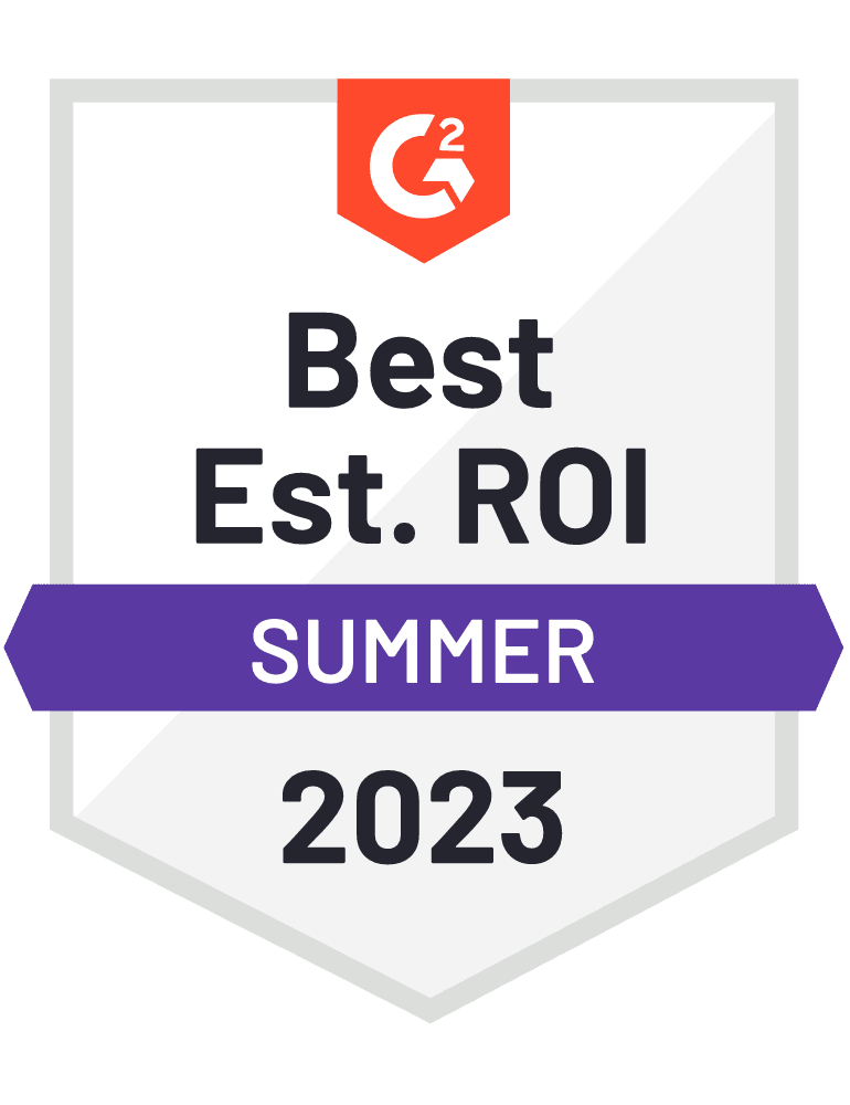 G2 - Best Est. ROI