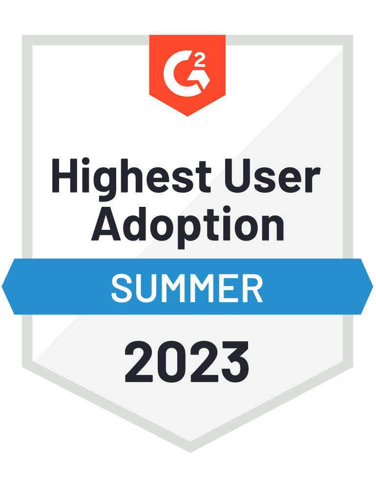 G2 - Highest User Adoption