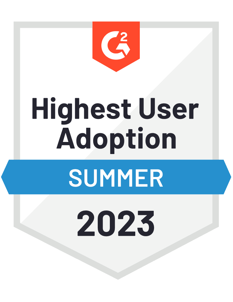 G2 - Highest User Adoption