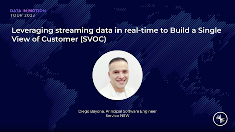 Leveraging Streaming Data in Real-Time to Build a Single View of Customer (SVOC)