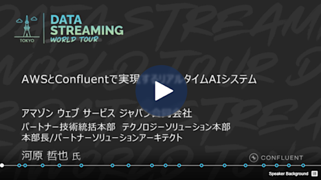 AWS と Confluent で実現するリアルタイム AI システム