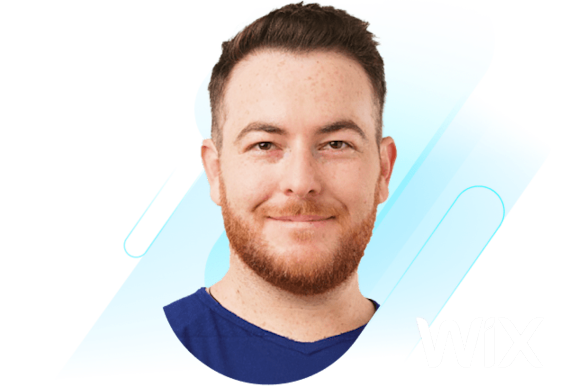 Wix customer testimonial image