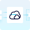 Cloud padded icon