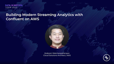 Building Modern Streaming Analytics with Confluent on AWS