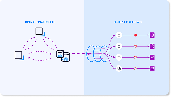 Operational estate and analytical state