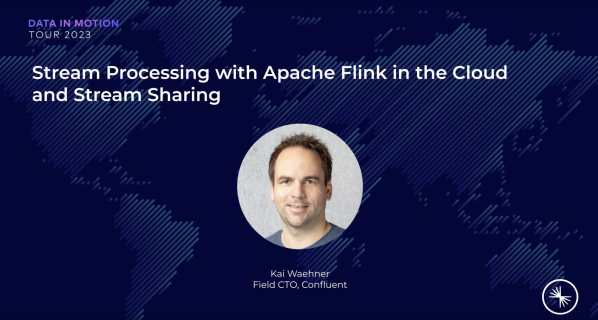 Stream Processing with Apache Flink in the Cloud and Stream Sharing