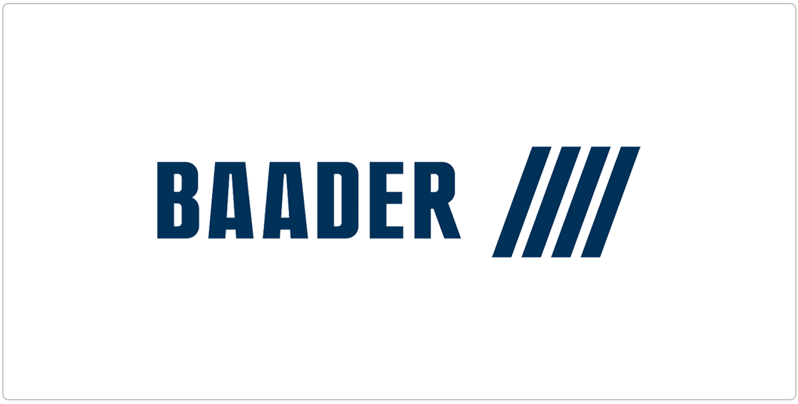 Manufacturing customer - Baader logo