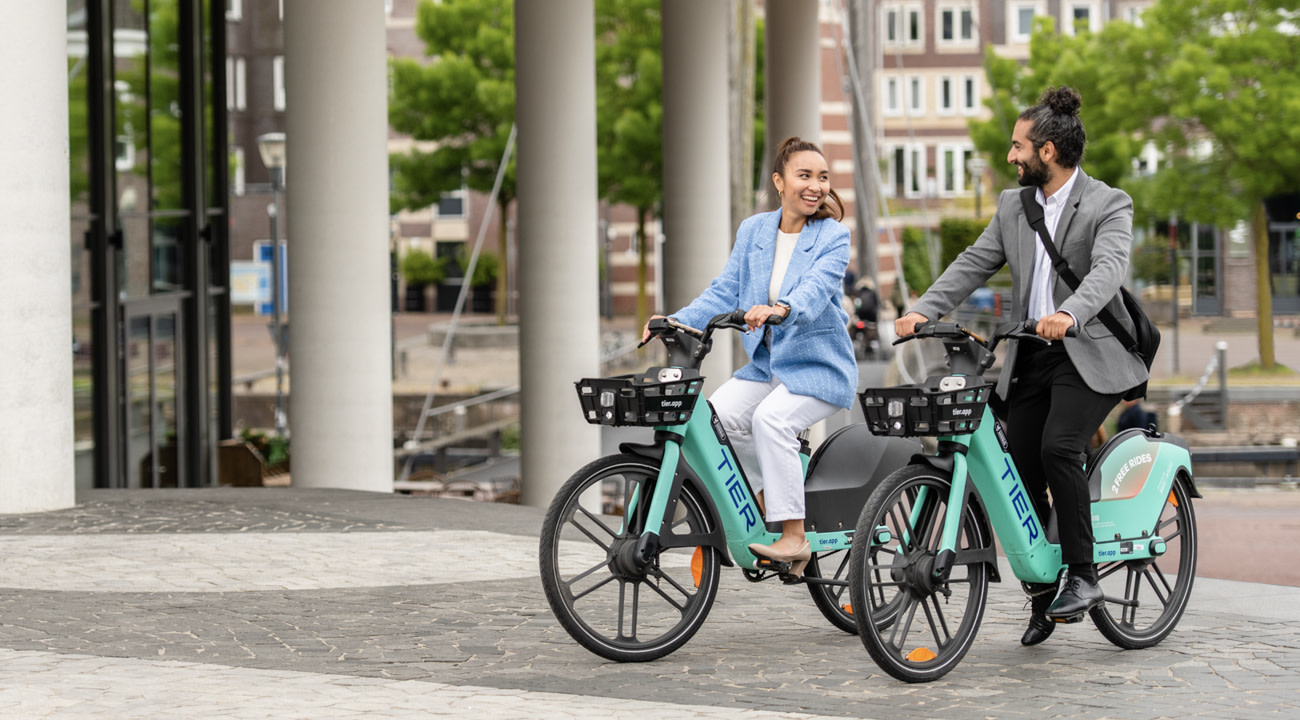 Electric share bikes from TIER