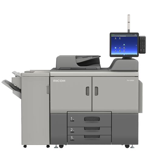 RICOH Pro 8300s Black & White Sheet-fed Multifunction Printer