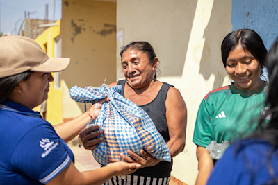 Perú: fe y ayuda alimentaria dan esperanza a una familia en duelo
