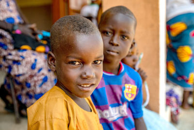Burkina Faso: primo giorno di Abdias al centro Compassion