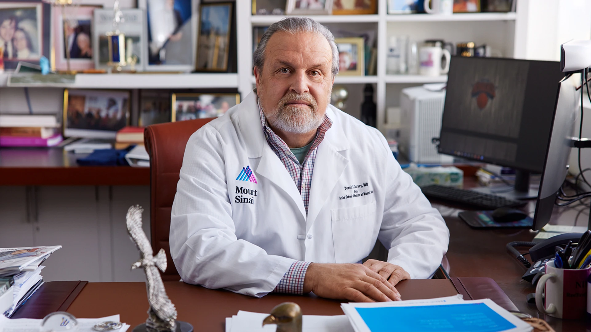 Dennis S. Charney, MD, was honored at Mount Sinai’s 40th Annual Crystal Party. Click here to read the article about the special event and see more videos, and click here to read a special publication about his career.