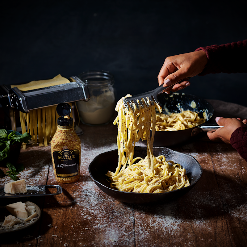 Maille White Truffle And Parmesan mustard Pasta image