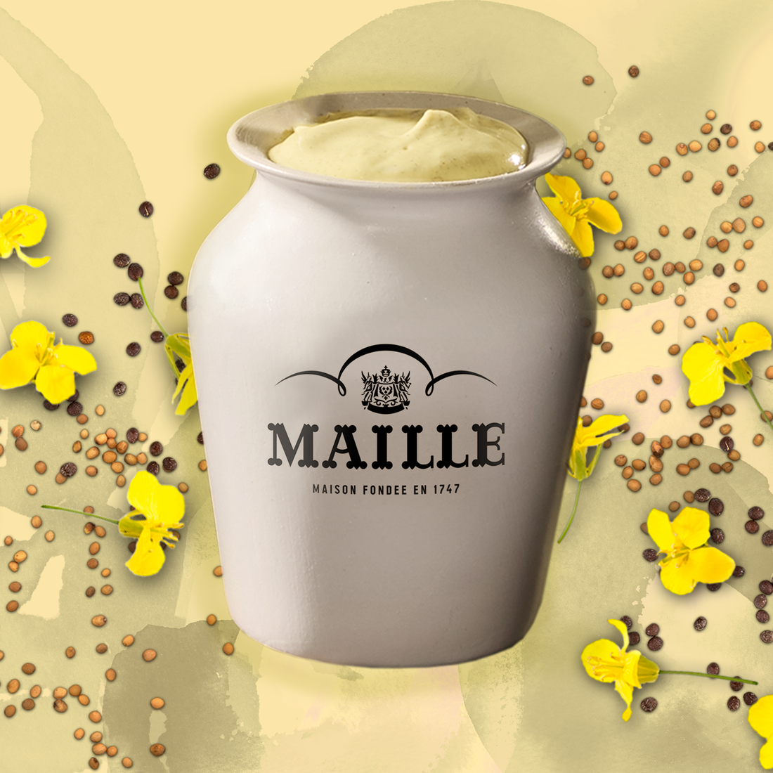Maille - L'originale au vin blanc servie a la pompe, new visual