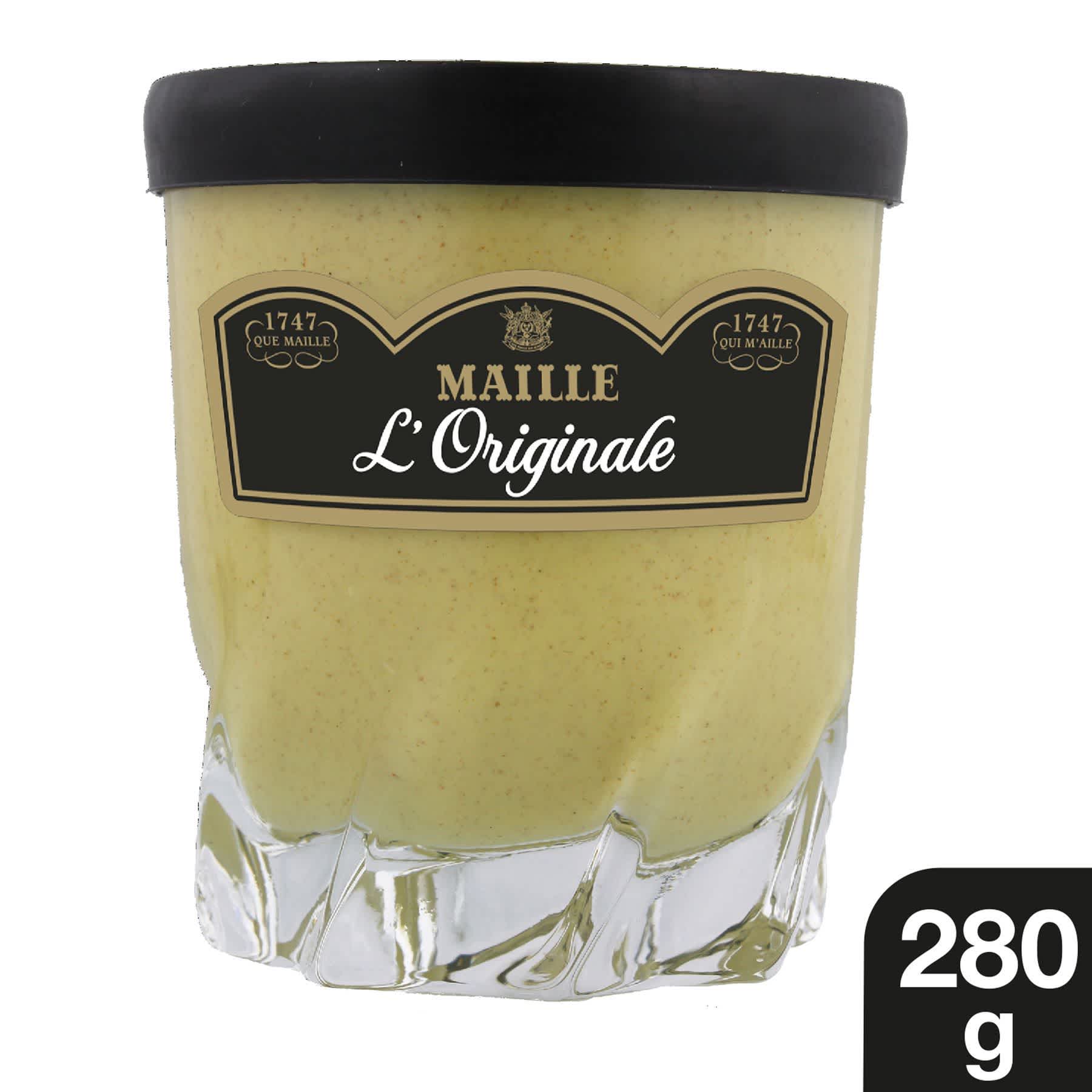 Maille - L'Originale Moutarde Fine De Dijon Verre 280 g