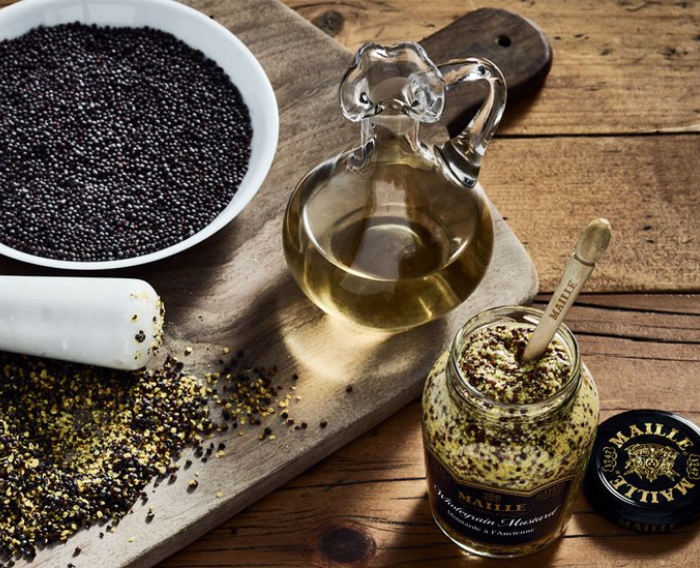 The making of Old Style Wholegrain Mustard