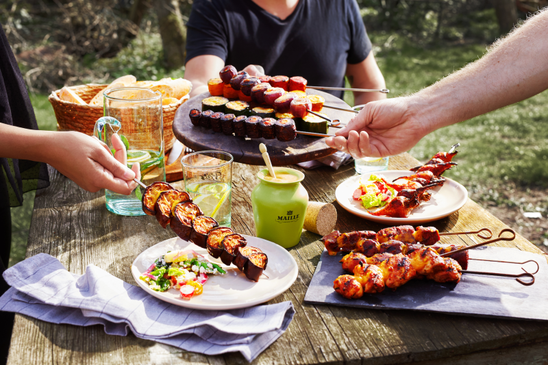 Maille - Brochettes Maille au barbecue, gourmet