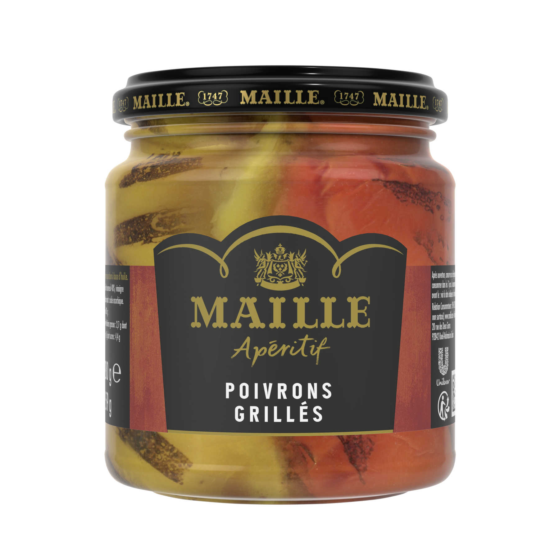 Maille Apéritif Poivrons Grillés Marinés, 280g 