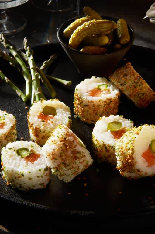 Complétez vos plats principaux avec les accompagnements Maille, sushi