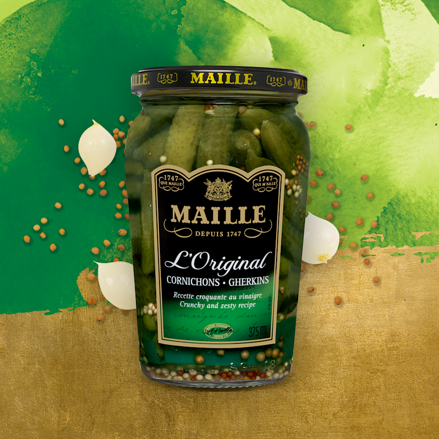 Maille Cornichons ExtraFins L'Original Bocal 220g