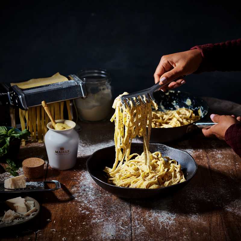 Maille - Pâtes au Parmesan et aux Moutardes Maille gourmet