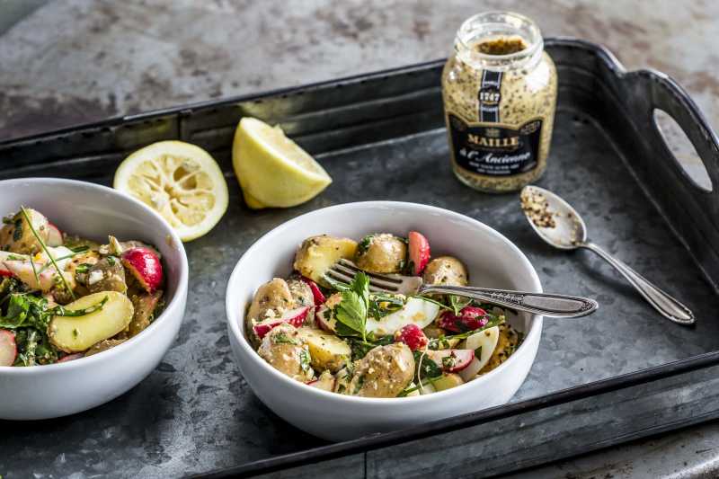 Kartoffelsalat mit Ei und Zitronen-Dressing img