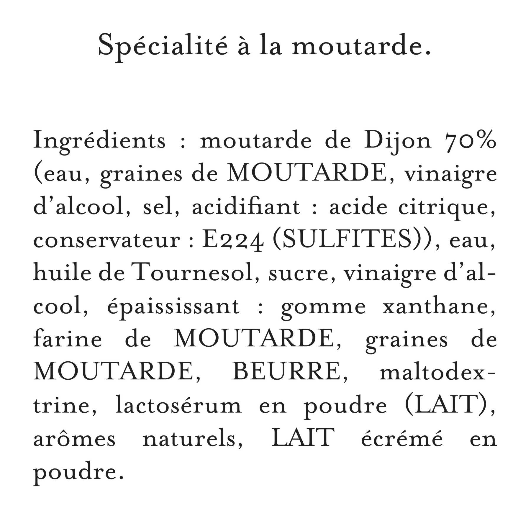 Maille - Spécialité à la Moutarde Fine Douce Bocal 370 g, description