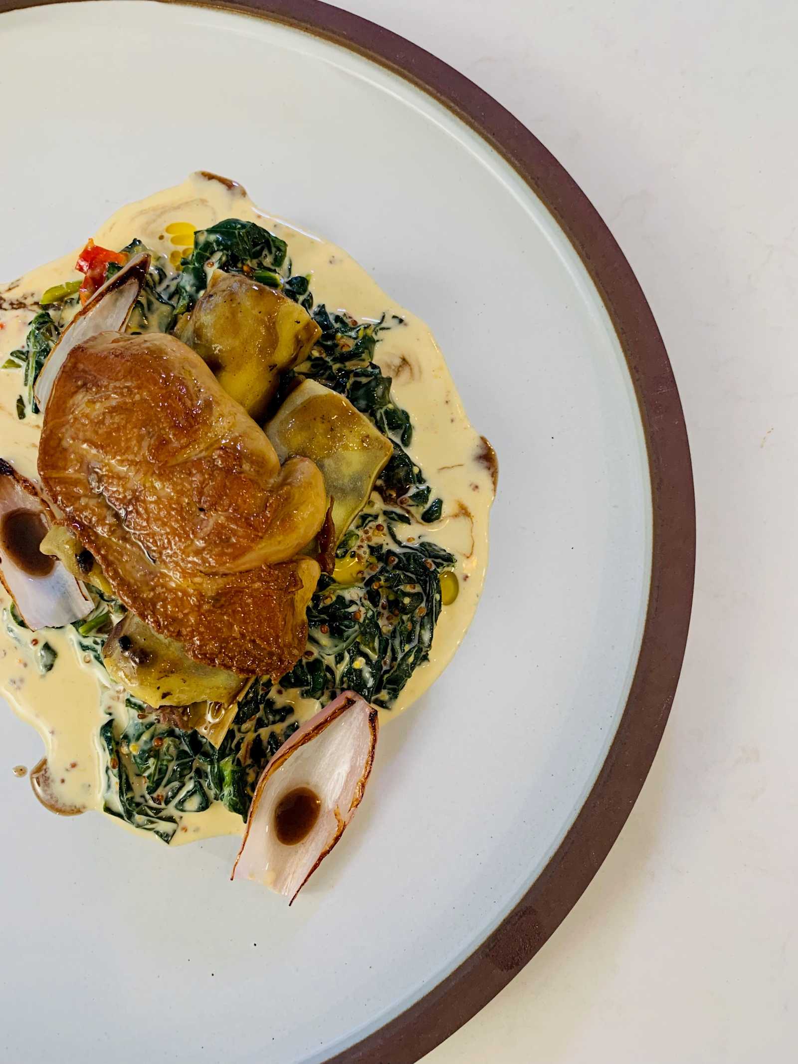 Recipe - Port Braised Beef Cheek Cannelloni with Grain Mustard Creamed ...