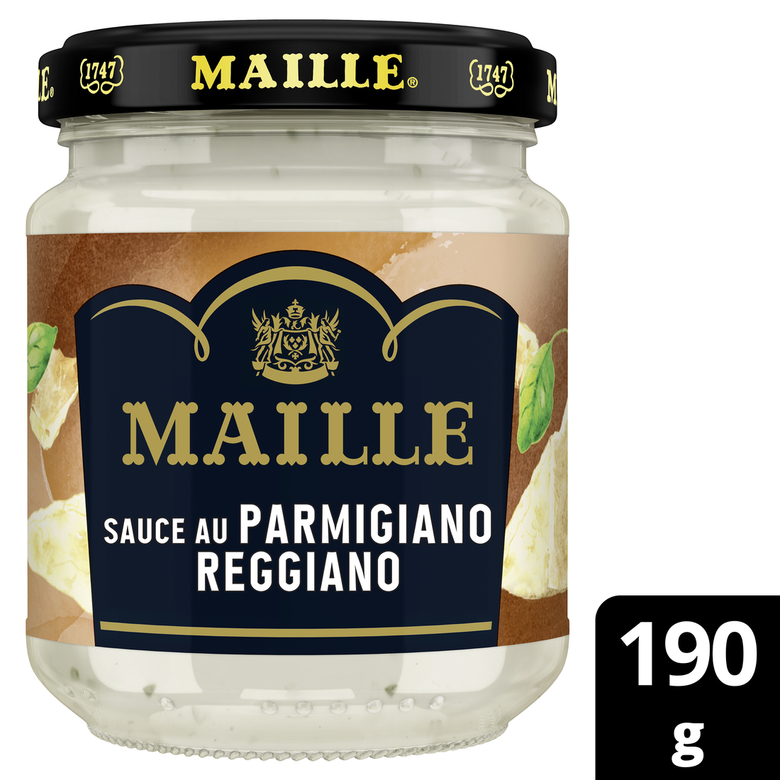 Maille Sauce au Parmigiano Reggiano, Pointe de Basilic, 190 g 