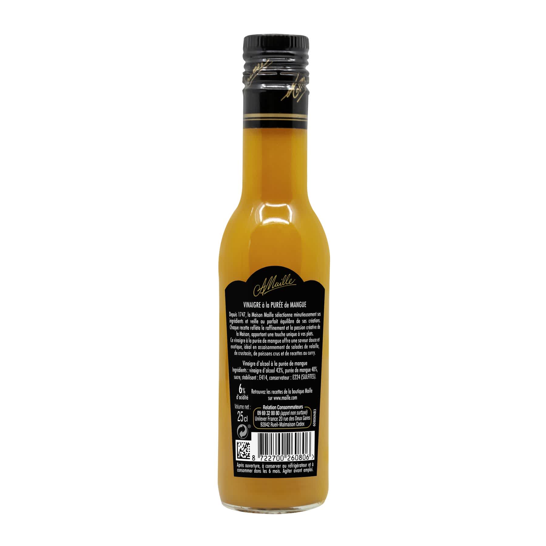 Maille - Vinaigre a la puree de mangue, 250 ml, backend
