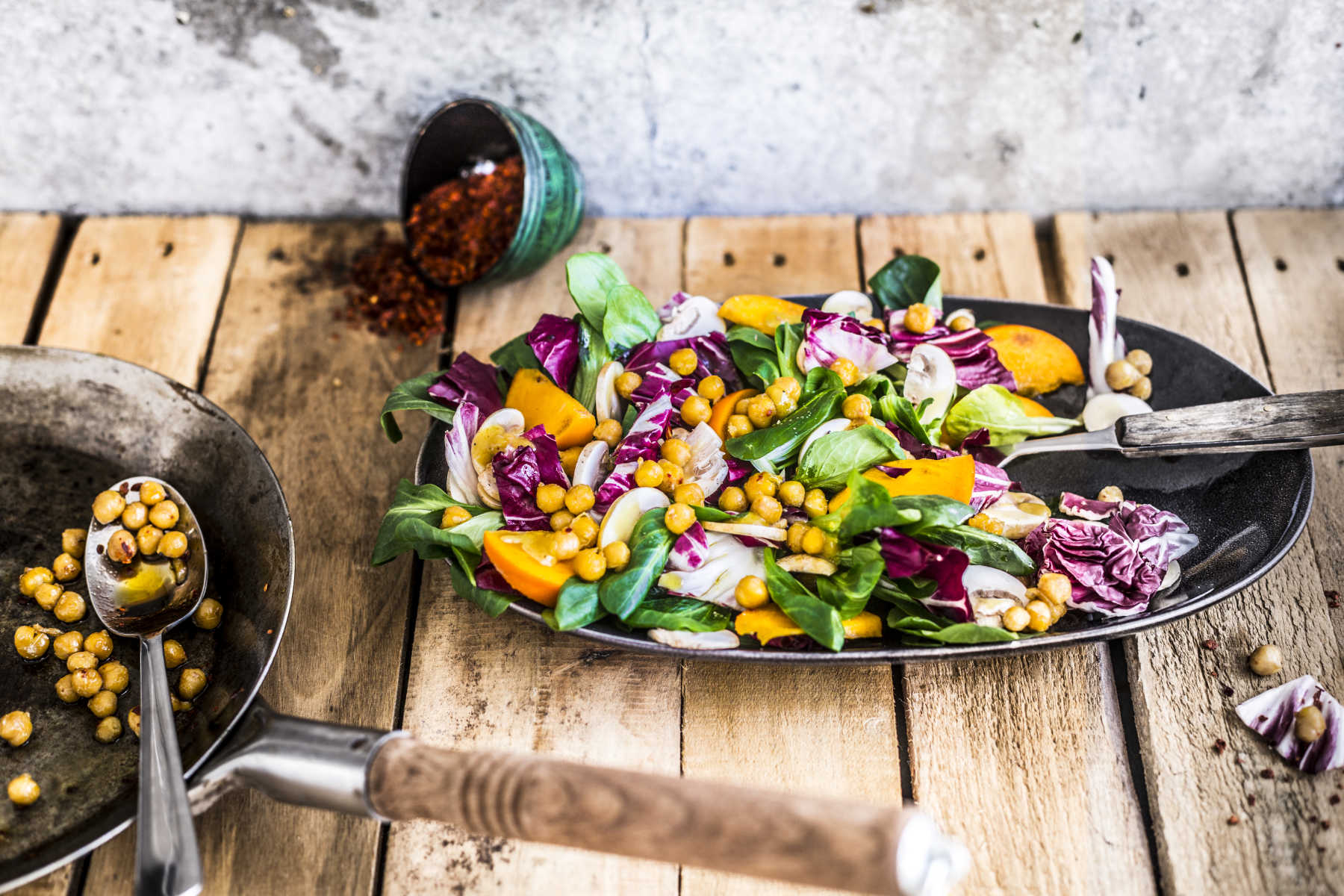 Wintersalat mit Kichererbsen img